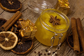 Homemade Orange Marmalade with Cinnamon and Star Anise