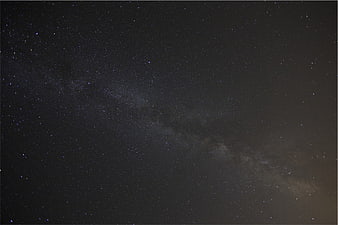 Milky Way Galaxy in Night Sky with Stars