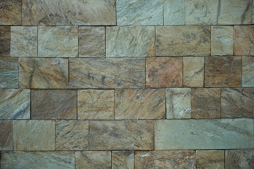 Natural Stone Wall Texture Background