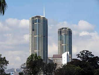 Twin Towers of Caracas Venezuela Skyscrapers
