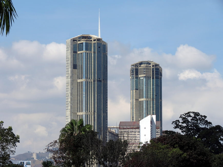 Twin Towers of Caracas Venezuela Skyscrapers