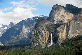Yosemite National Park Waterfall Landscape