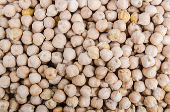 Close-up of dried chickpeas for healthy vegetarian cooking