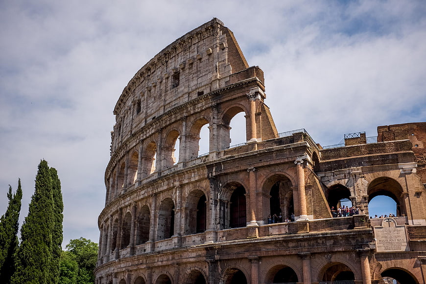 Colosseum Rome Italy Ancient Architecture Landmark