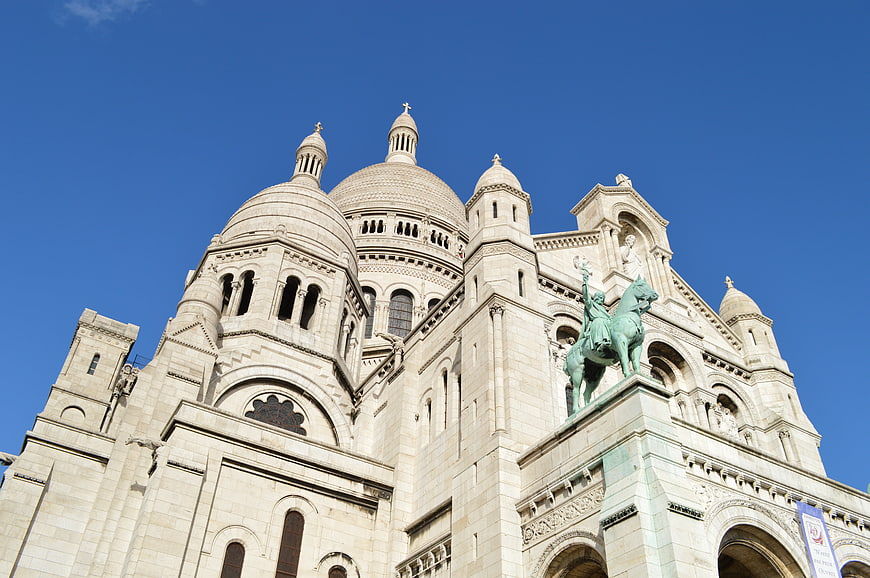 Basilica of the Sacred Heart in Paris, France