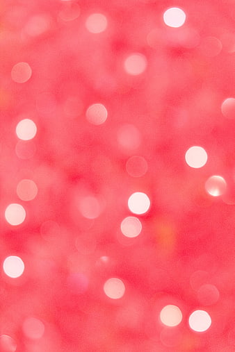 Abstract Pink Bokeh Background with Soft White Light Circles