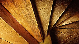 Abstract View of Old Stone Spiral Staircase Architecture