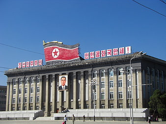 Korean Workers' Party Headquarters in Pyongyang, North Korea