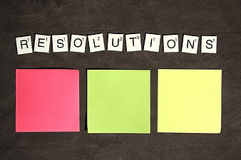 Solutions spelled with Scrabble tiles and sticky notes
