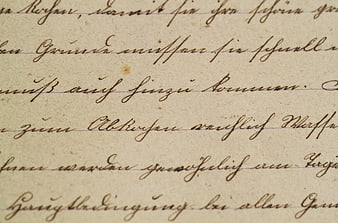 Vintage Sütterlin Handwriting on Old Textured Paper