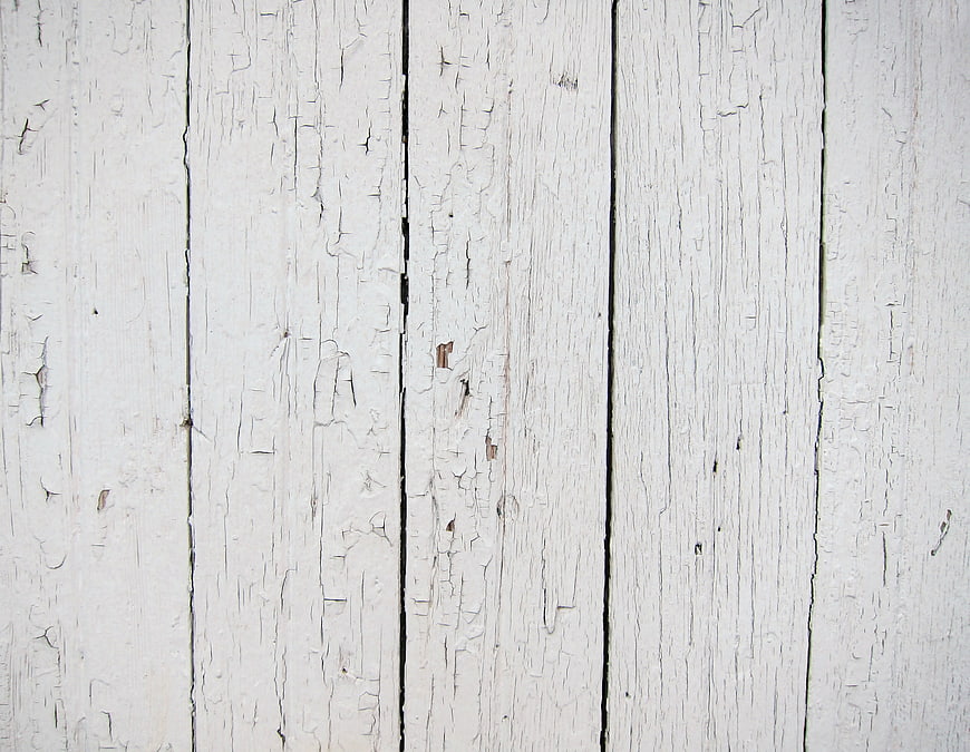 White Distressed Wood Planks Background Texture