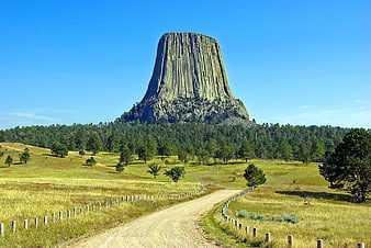 Devils Tower National Monument Landscape in Wyoming