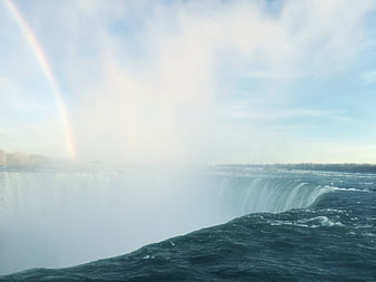 Niagara Falls Rainbow Mist Waterfall Nature
