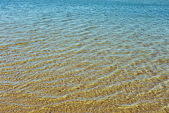 Clear Shallow Ocean Water with Sandy Bottom Texture