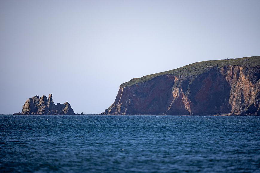 Dramatic Coastal Cliffs and Rocky Sea Stack Landscape