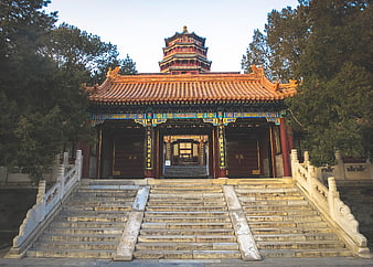 Traditional Chinese Architecture at Summer Palace Beijing