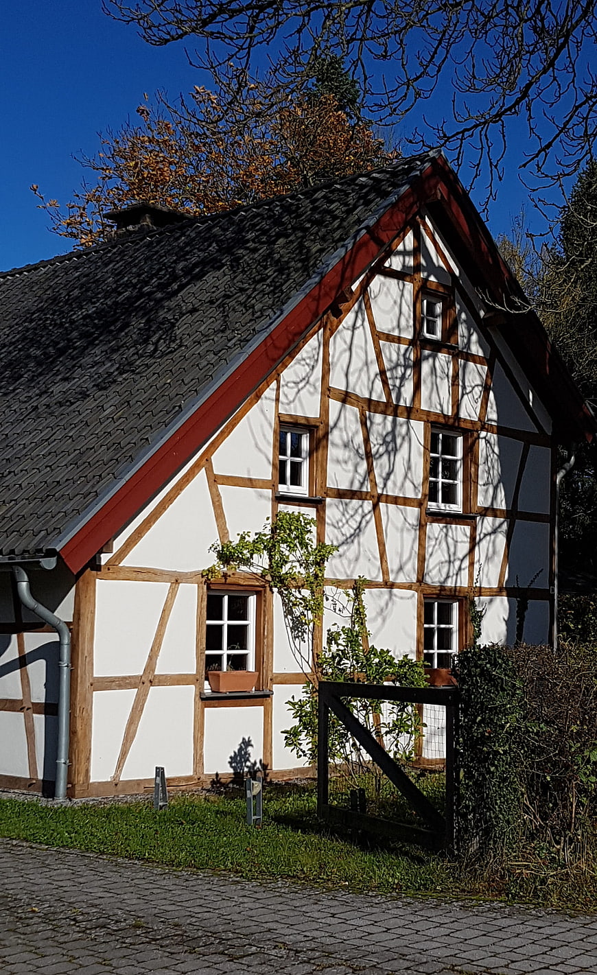 Traditional Half-Timbered House in Eifel, Germany