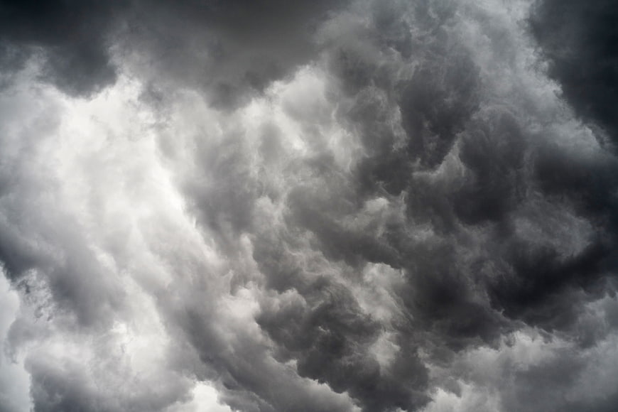 Dramatic Dark Storm Clouds Filling the Sky