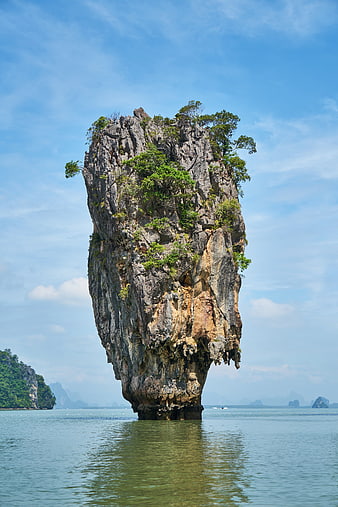 James Bond Island limestone karst in Phang Nga Bay, Thailand