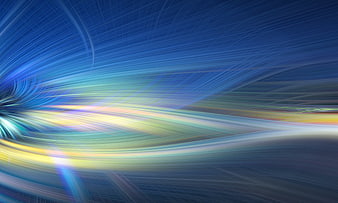 Abstract Blue and Yellow Digital Light Streaks Background