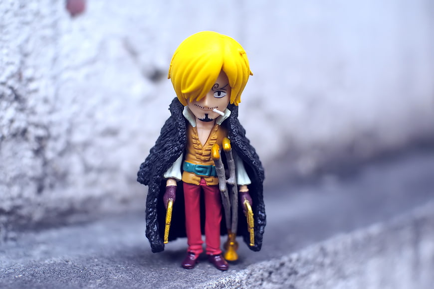One Piece Sanji Anime Figurine Product Photography