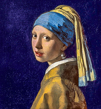 Girl with a Pearl Earring digital art reproduction