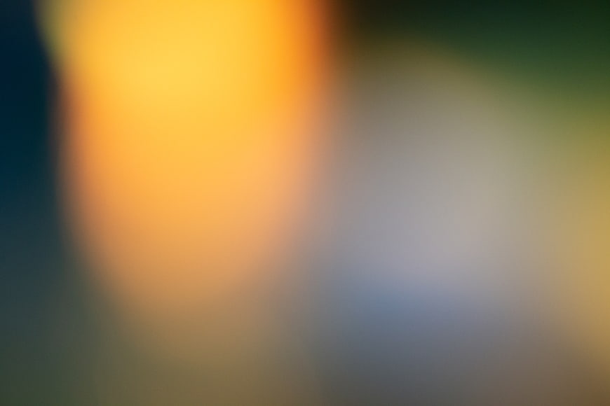 Abstract Blurred Background with Soft Yellow and Blue Light