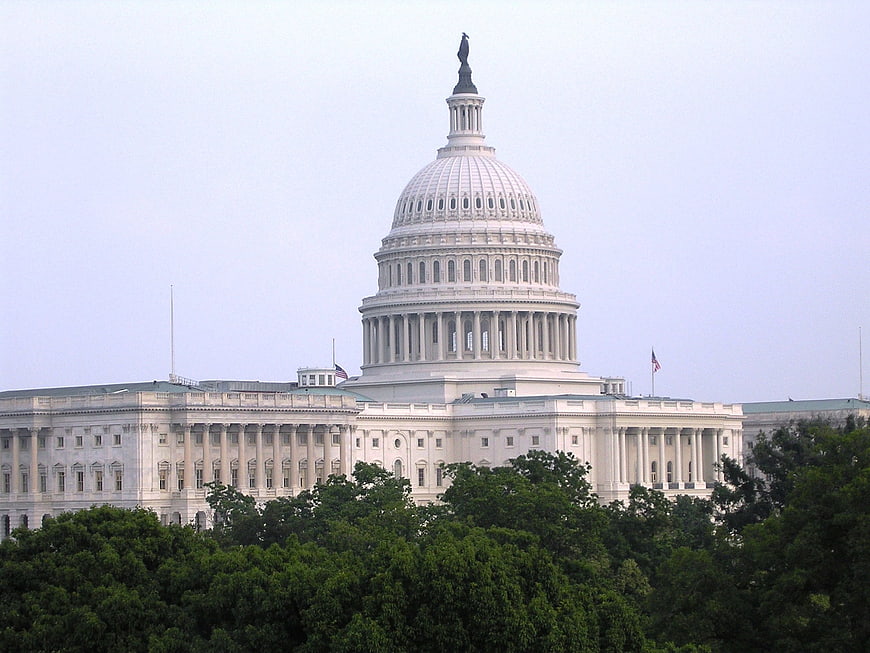 US Capitol Building Dome and Architecture in Washington DC
