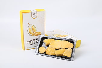 Musang King Durian Fruit Packaging And Fresh Flesh Tray