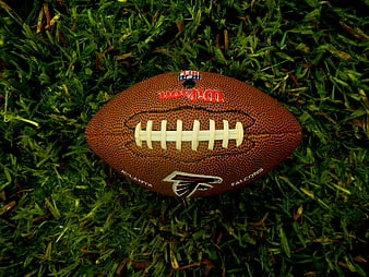 Atlanta Falcons NFL football on green grass