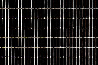 Abstract Metal Grid Pattern on Black Background