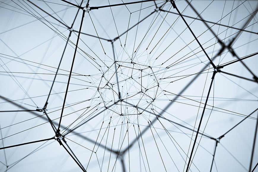 Abstract Geometric Wire Network Structure