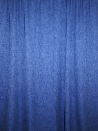 Blue Textured Fabric Background with Vertical Folds