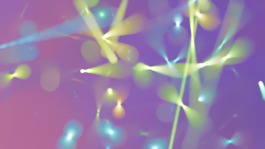 Abstract Colorful Light Streaks Background