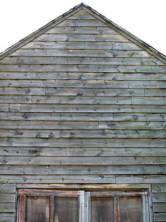 Weathered Wooden Barn Exterior with Rustic Texture