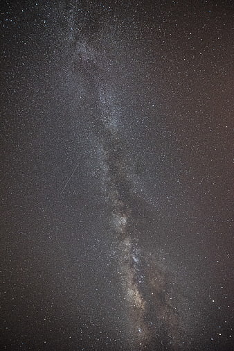 Milky Way Galaxy Night Sky with Stars and Meteor