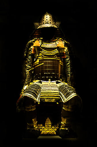 Traditional Japanese Samurai Armor Displayed in Museum
