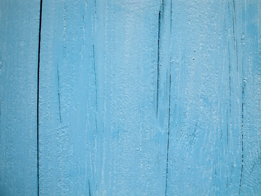 Blue Painted Wood Texture Background