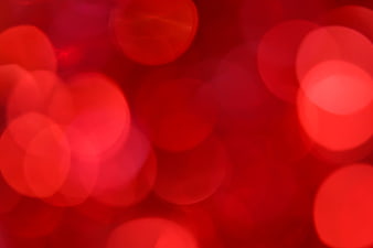 Abstract Red Bokeh Background with Soft Blurred Lights