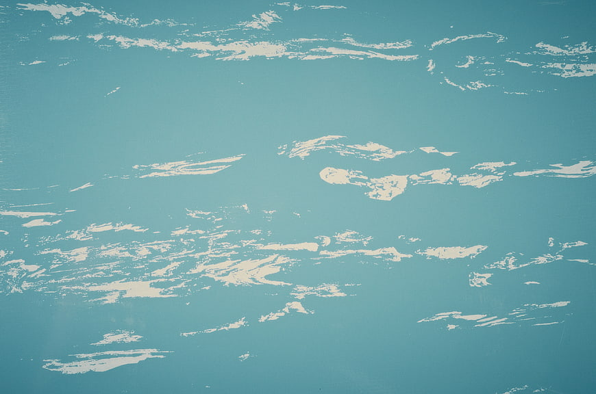 Abstract turquoise and white textured background pattern