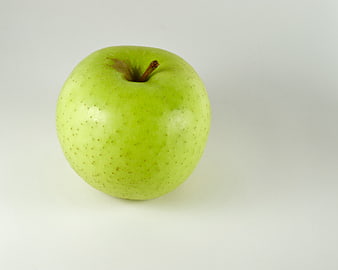 Fresh Green Apple Isolated on White Background