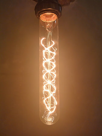 Vintage Edison Light Bulb with Spiral Filament