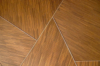 Modern Geometric Wood Ceiling Texture