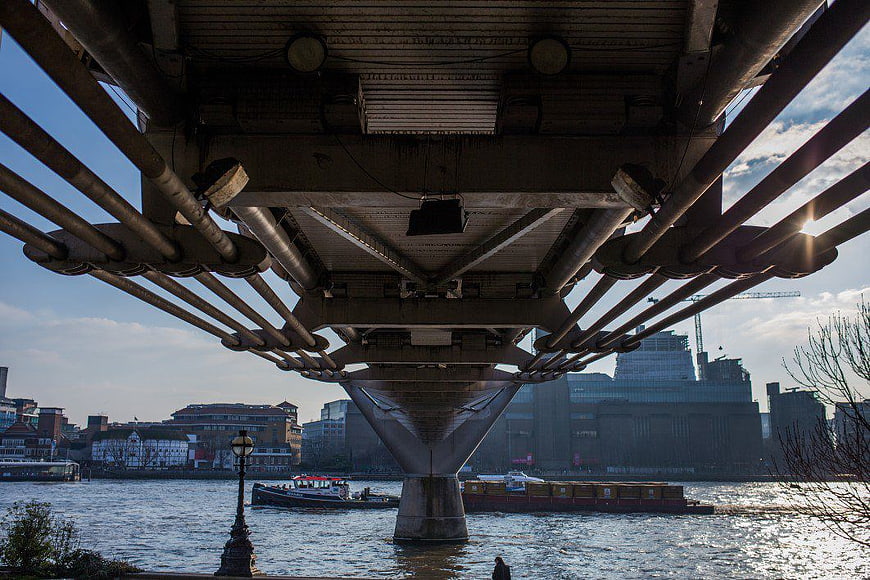Underneath Tower Bridge London Architecture View