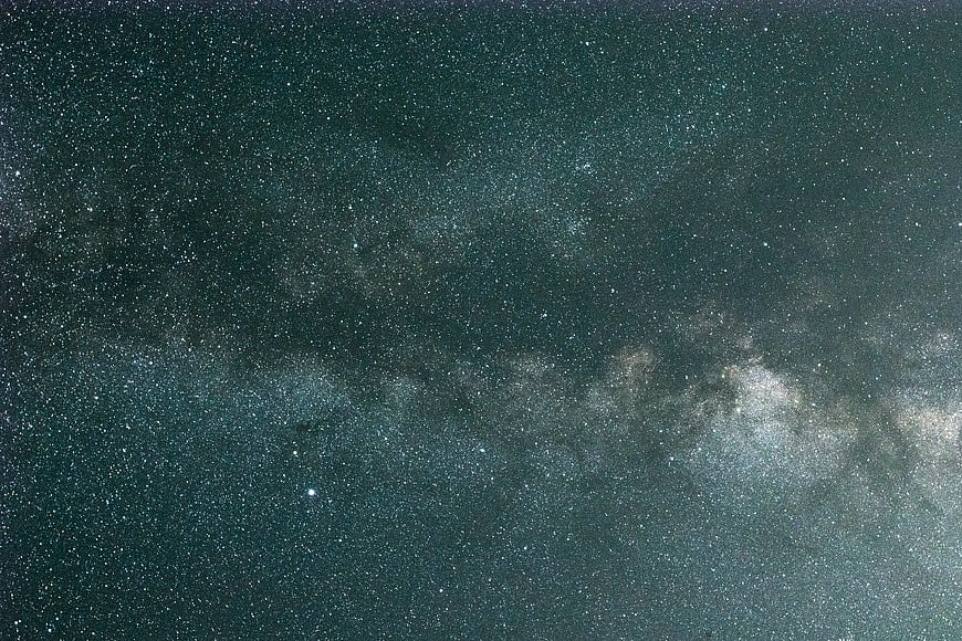 Milky Way Galaxy Night Sky with Stars and Nebula