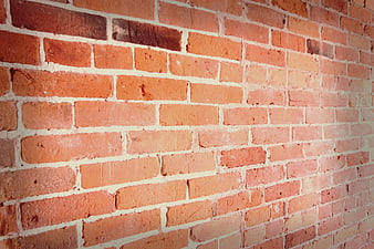 Textured Red Brick Wall Background