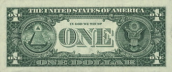 Back of United States One Dollar Bill