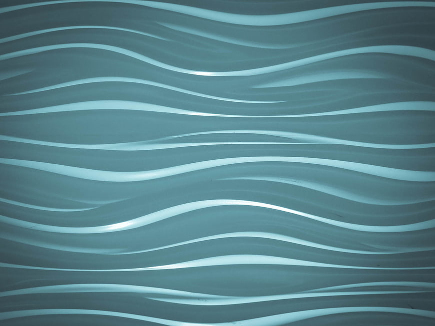 Abstract Blue Wavy Line Pattern Texture Background