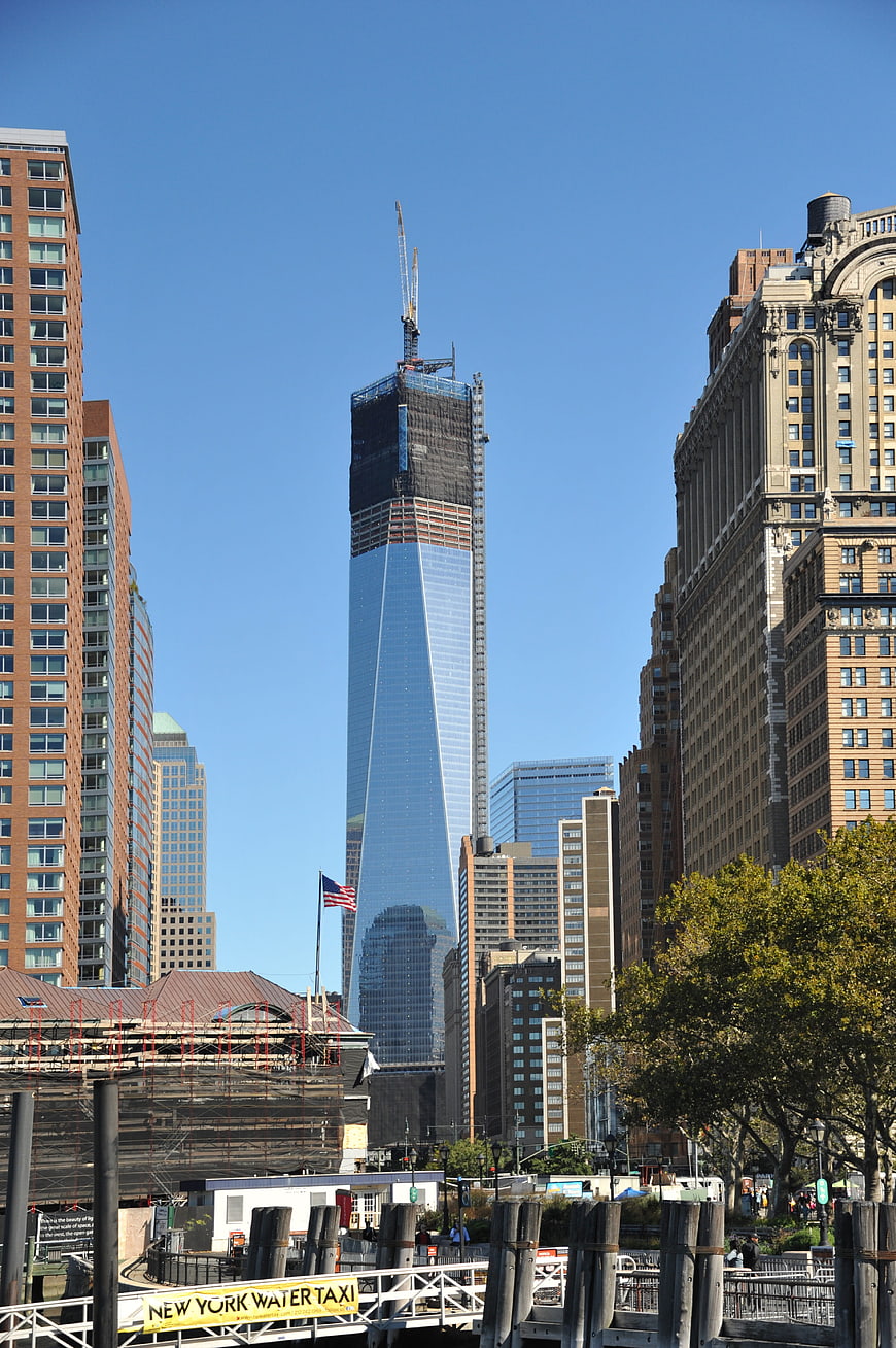 One World Trade Center Construction Skyline New York City