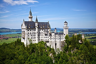 Neuschwanstein Castle in Bavaria, Germany